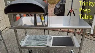 Trinity EcoStorage NSF Certified Stainless Steel Prep Table