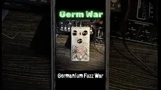 Germ War Demo - Germanium Fuzz War with Tone Mod Toggle #guitar #fuzzpedal #guitarpedals