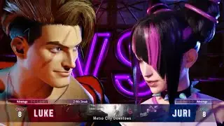 Street Fighter 6 LUKE VS JURI