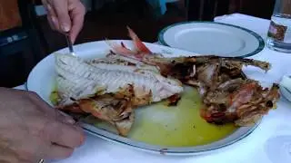 Emplatado de Rodaballo en el restaurante Gloria de Zierbena