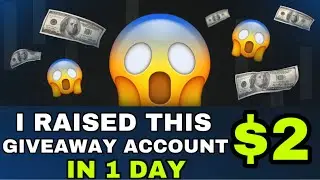 I Raised this $2 giveaway account in 1 day using sharp entries @Danialfx