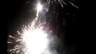 Chinese New year 2013 Fireworks in Shaoyang Hunan, China