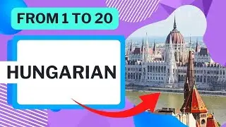 Count from 1 to 20 in HUNGARIAN #counting #how #language #hungary