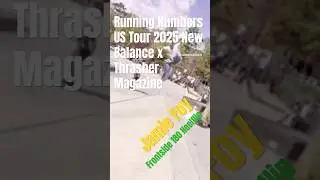 Jamie Foy f/s 180 Heelflip Running Numbers US Tour 2025 Brook Run #thrashermagazine #skateboarding