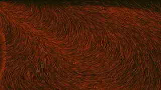 Orange Particles Flowing | 4K 60FPS Relaxing Screensaver | 1 Hour Soothing Visuals