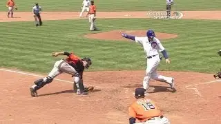 HOU@CHC: Sweeney doubles just out of Maxwell's reach