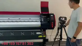 Large format Eco solvent printer sublimation printer installation and maintenance video
