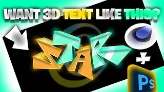 How To Make The BEST 3D CARTOON TEXT!