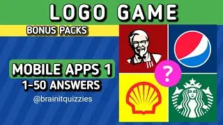 Logo Game, Bonus Pack | Mobile apps 1 answer. @brainitquizzes #logogame