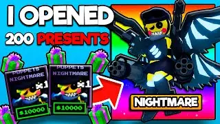 WE Opened 200 PRESENTS To Get VALKYRIE CHICA! (Five Nights TD)!