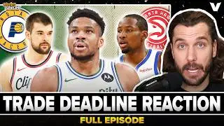 NBA Trade Deadline Reaction: Giannis stays with Bucks, Zubac to Pacers, Kuminga's fit on Hawks