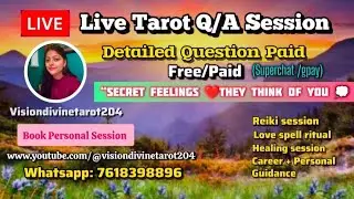 ⚡CURRENT FEELINGS & NEXT MOVE 🔮 | No Contact &bull; Separation &bull; Third Party | LIVE Tarot Reading today🇮🇳