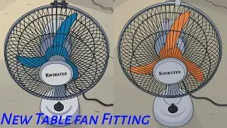 Table Fan Fitting completed setting At home Easily || New Table Fan Fitting || How To Fitting Table