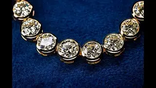 『Round brilliant cut Diamond Necklace & Breacelet』91pcs 100.45ct GIA #ZELEPARIS #DIAMOND #LUXURY