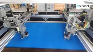 Schaumstoff schneiden mit Wasserstrahl-Cutter / Cutting Foam with Waterjet Cutter