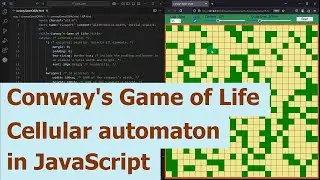 Conway's Game of Life. Cellular automaton in JavaScript.