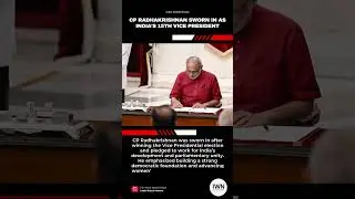CP Radhakrishnan sworn in as Vice President, vows unity & growth #India #CPRadhakrishnan #Politics