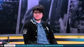 Dyrus and Bjergsen interview after winning vs CLG - League of Legends