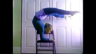Chair acro contortion trick compilation