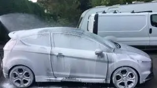 Snow Foaming the Fiesta ST