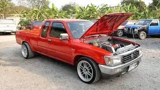Toyota Mighty-X วางเครื่องดีแม็กสเต็ปซิ่ง ห้องเครื่องอย่างสวย จาก Gm service : รถซิ่งไทยแลนด์
