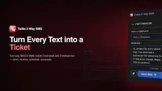 Twilio 2-WAY SMS for Freshdesk