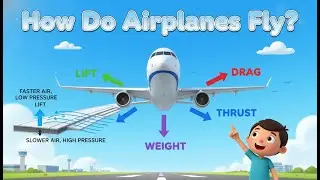 How Do Airplanes Fly? ✈️ The Science of Lift, Wings & Flight | Curious Crew