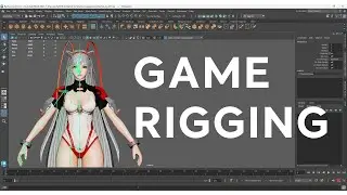 Maya AdvancedSkeleton game character rigging part 1 of 3