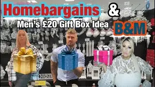 ☃️ HOMEBARGAINS | B&M🎄&pound;20 GIFT BOX/STOCKING IDEA FOR HIM ❄️ With Lisa Astoria & Maxine Georgina ☃️