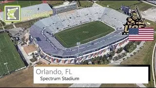 Spectrum Stadium (Orlando) | UCF Knights | Google Earth | 2015