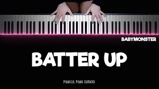 BABYMONSTER - BATTER UP | Piano Karaoke Lyrics by Pianella Piano Karaoke