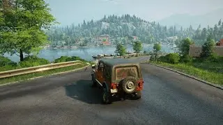 SnowRunner Jeep CJ7 Renegade Gameplay Ultra Realistic Adventure (4K 60FPS PC) No - Commentary