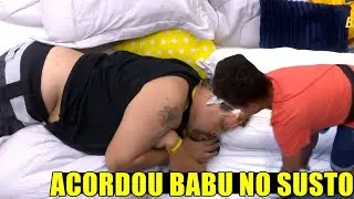 MILENA VE BABU DORMINDO ACORDA ELE SUSTO ELE EXPULSA DO QUARTO..