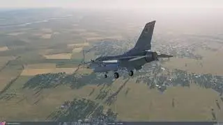 DCS WORLD  F-16 VIPER FIGHTER INTERCEPT 1080p HD