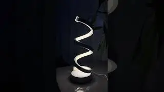 🧸 Spiral LED Lamp &ndash; A MustHave Decor Item for Your Chill Corner