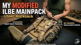 This thing is sleek! Modified ILBE Mainpack - USMC Rucksack