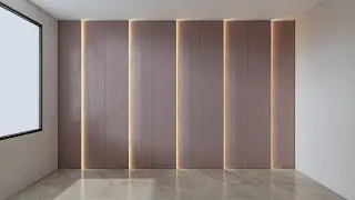 Decorative Wall Panels | Transformable  Wall Panel | SketchUp Dynamic Enscape Ready Material & light