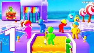 Eat Fit: Idle Adventure - Gameplay Walkthrough Part 1 - Dig Deep Eat Fit (Android, iOS)