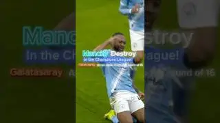 Mancity beat Galatasaray and make it into the round of 16! | really important win🩵🩵 | #mancity