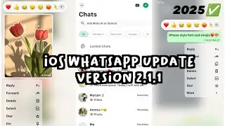 MB WhatsApp Version 2.1.1 | iOS Whatsapp New Update 2025 #ioswhatsapp #mbwhatsapp