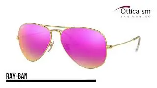 Ray Ban Aviator Flash Lenses RB 3025 112 4T 58mm