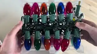 Retro Christmas Vibes 🎄 Vintage Incandescent C9 Lights Review | Classic Holiday Glow