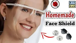 DIY Homemade Protective Face Shield  | From Old Sun Glasses | Reusable | #HackingHakim #DiyDayNight