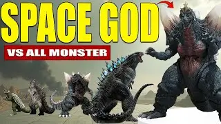 Space Godzilla VS All Monsters | 3D Monsters Size Comparison 2025