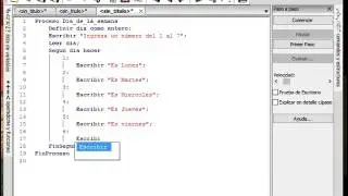 Estructura Selectiva multiple (pseint)