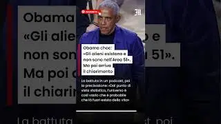 Barack Obama choc: &laquo;Gli alieni esistono, ma non sono nell'Area 51&raquo;. Poi arriva il chiarimento