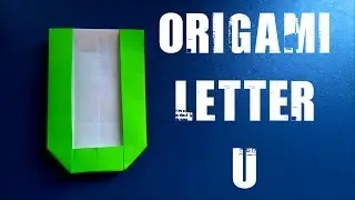 Origami Letter U