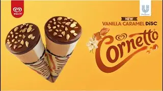 Introducing New Cornetto Vanilla Caramel Disc!