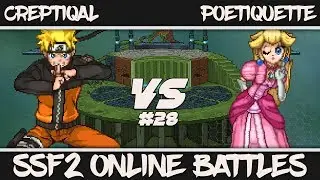 SSF2 Online Battles #28 - Creptiqal (Naruto) Vs. Poetiquette (Peach)