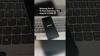 Pixel Experience Plus Android 13 On Samsung Phone! #shorts